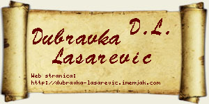 Dubravka Lašarević vizit kartica